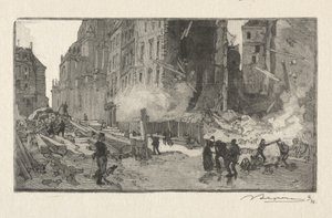 Place Gerson och Rue Restot av Auguste Louis Lepère
