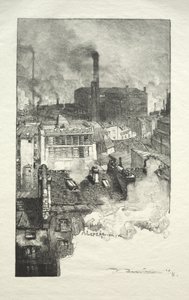 Gobelins distrikt av Auguste Louis Lepère