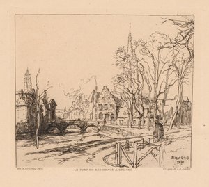 Beguinagebron i Brygge av Auguste Louis Lepère