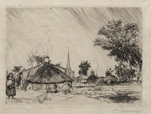 Duschen: St. Jean-de-Monte av Auguste Louis Lepère