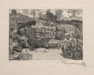En stenbrottsstuga av Auguste Louis Lepère