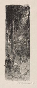 Avverkning av tallar av Auguste Louis Lepère