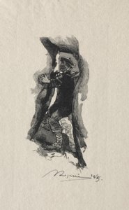Vid smutsen i Sept-Cavernes av Auguste Louis Lepère