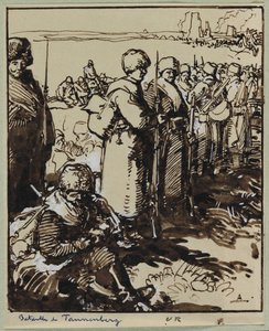 Slaget vid Tannenberg av Auguste Louis Lepère