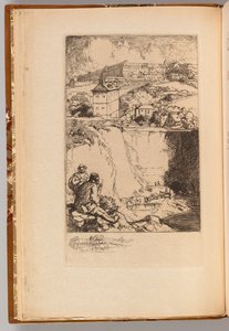 Katalog över utställningen av Auguste Lepère: Frontispice, 1908. av Auguste Louis Lepère