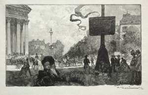 Hörn av Royal Street av Auguste Louis Lepère
