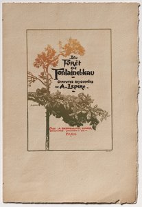 Fontainebleau Forest: Annons för "Fontainebleau Forest" av Auguste Louis Lepère