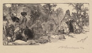Fontainebleau Forest: Kolmän av Auguste Louis Lepère