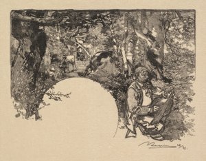 Fontainebleau Forest: Målarna av Auguste Louis Lepère
