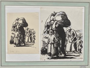 Flyktingar av Auguste Louis Lepère