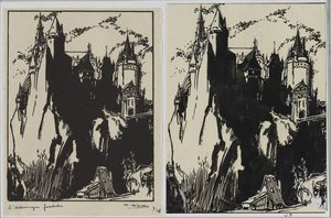 Feedale Tyskland, 1914. av Auguste Louis Lepère