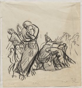 Branden i Louvain av Auguste Louis Lepère