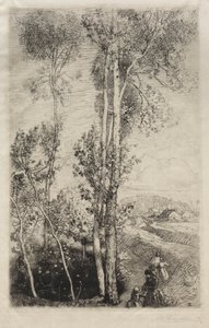 La Petite Mare, 1908. av Auguste Louis Lepère