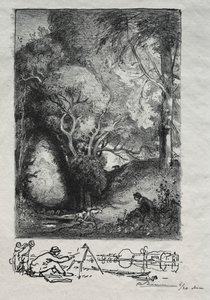 La Ravine i juni 1913. av Auguste Louis Lepère