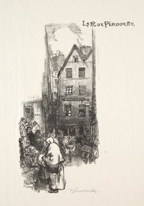 Piruettgatan av Auguste Louis Lepère
