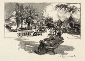 Den liberala konstens terrass av Auguste Louis Lepère