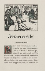 Landskap och gatuhörn: Att flytta av Auguste Louis Lepère