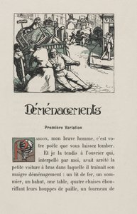 Landscapes and Street Corners: Moving , 1900. av Auguste Louis Lepère