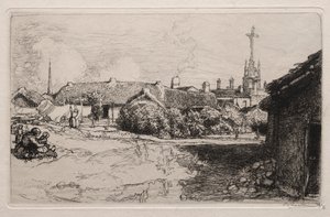 Golgata, St. Jean-de-Mont av Auguste Louis Lepère