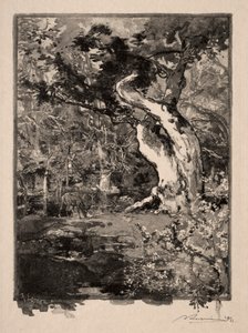 Clovis, Plateau de Bellecroix, 1890. av Auguste Louis Lepère