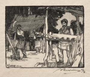 Lamellmakaren av Auguste Louis Lepère