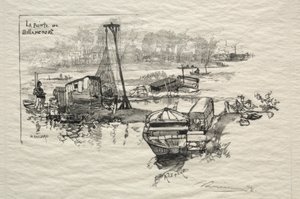 Point of Billancourt av Auguste Louis Lepère