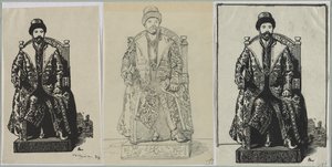 Le Tsar, 1914. av Auguste Louis Lepère