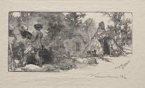 Charbonniererna av Auguste Louis Lepère