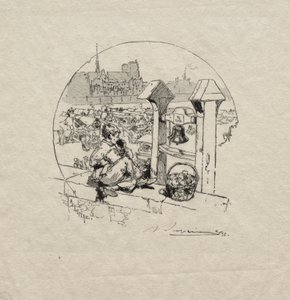 Apple Market, nr 2 av Auguste Louis Lepère