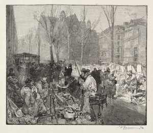 Skrotmarknad av Auguste Louis Lepère