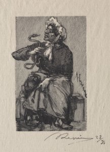 Ormhandlare, 1889. av Auguste Louis Lepère