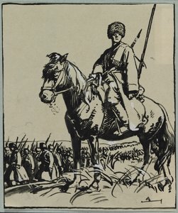 Kosackofficer, 1914.