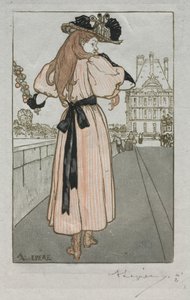 Paris-almanackan, 1897: Våren, 1897. av Auguste Louis Lepère
