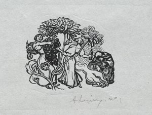 Parisalmanackan, 1897: Svansstycke, höst av Auguste Louis Lepère