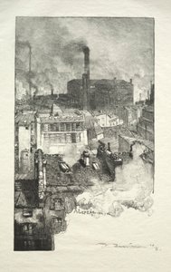Gobelins distrikt av Auguste Louis Lepère