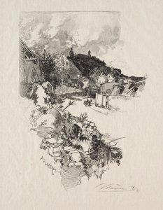 Vägen till Versailles av Auguste Louis Lepère