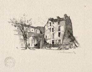 St. Julien den fattige: Presbyteriet. av Auguste Louis Lepère