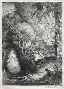 Ravinen i juni av Auguste Louis Lepère