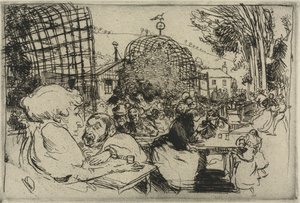 De två puckelryggarna av Auguste Louis Lepère