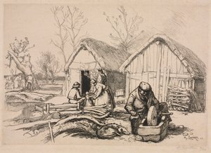 Vedhuggarens hus (Vendée) av Auguste Louis Lepère