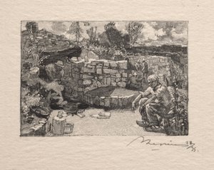 En stenbrottsstuga av Auguste Louis Lepère