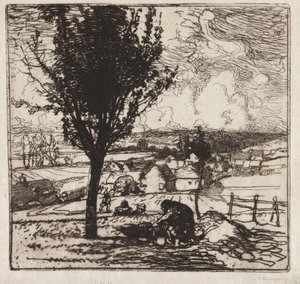 Wishes of Jouy-le-Moutier, 1893. av Auguste Louis Lepère