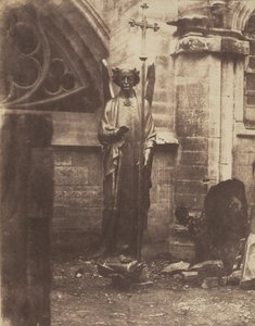 Geoffroy-Dechaumes ängel på den östra gaveln av Sainte-Chapelle, 1851-1853 (foto)