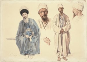 En äldre jude och en muslimsk tatar på Krim
