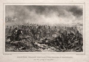 Red Lancers sista anfall vid Waterloo