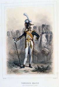 Trummajor i Grenadiers-à-Pied, 1859. av Auguste Raffet