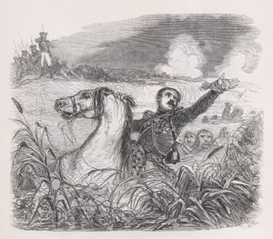 Poniatowski från The Complete Works of Béranger, 1836. av Auguste Raffet