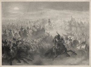Recension på natten, 1816. av Auguste Raffet