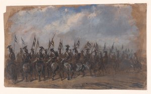 Skvadron lansenerer av Auguste Raffet