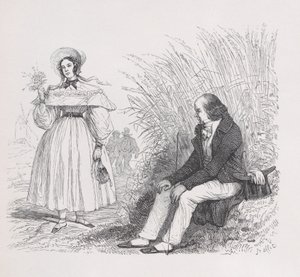 Folkets dotter från Bérangers kompletta verk, 1836 av Auguste Raffet
